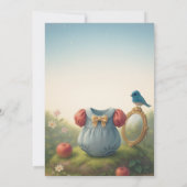 Enchanted Woodland Princess Baby Shower Fairytale Kaart (Achterkant)