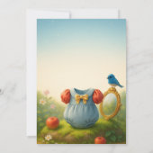 Enchanted Woodland Princess Baby Shower Fairytale  Kaart (Achterkant)