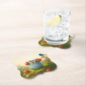 Enchanted Woodland Princess Baby Shower Fairytale  Kartonnen Onderzetters (Insitu)