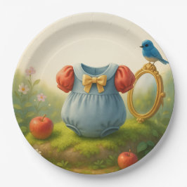 Enchanted Woodland Princess Baby Shower Fairytale Papieren Bordje