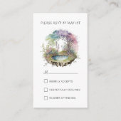 Enchanted Woodland Wedding Informatiekaartje (Voorkant)