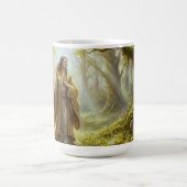  Enchanted Woodland Wizard Fantasy Art Koffiemok (Center)