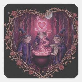 EnchantedFrogWitch Vierkante Sticker