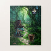 Enchanter Forest Fairy Dragon Puzzle Legpuzzel (Verticaal)