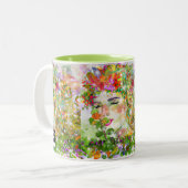 Enchanterende godin tweekleurige koffiemok (Voorkant links)