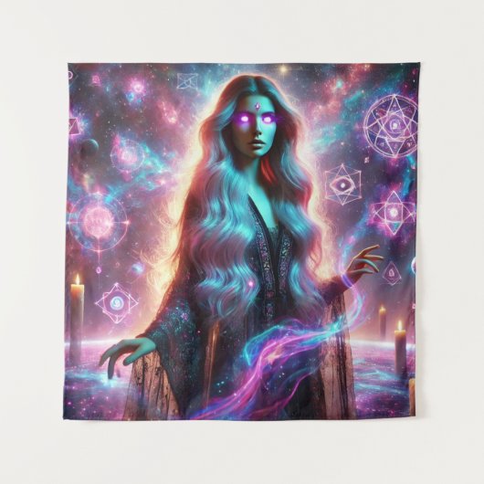 Enchanterende godin wandkleed (Voorkant)