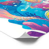 Enchanterende onderwaterzeemeermin poster (Hoek)