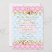 Enchanterende,  prinses Birthday-uitnodigingen Kaart (Voorkant)