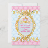 Enchanterende,  prinses Birthday-uitnodigingen Kaart (Achterkant)