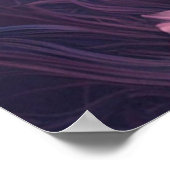 Enchanterende sprookjeseenhoorn in roze poster (Hoek)