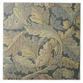 Enchanting Acanthus William Morris Floral Tegeltje (Voorkant)
