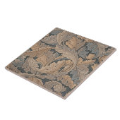 Enchanting Acanthus William Morris Floral Tegeltje (Zijkant)