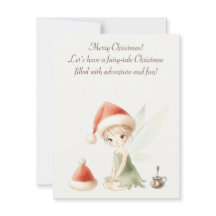 Enchanting and whimsical greeting card
