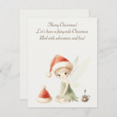 Enchanting and whimsical greeting card kaart (Voorkant / Achterkant)