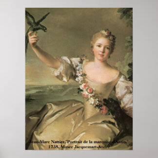 Enchanting Beauty_1, Jean-Marc Nattier,"Portrai... Poster