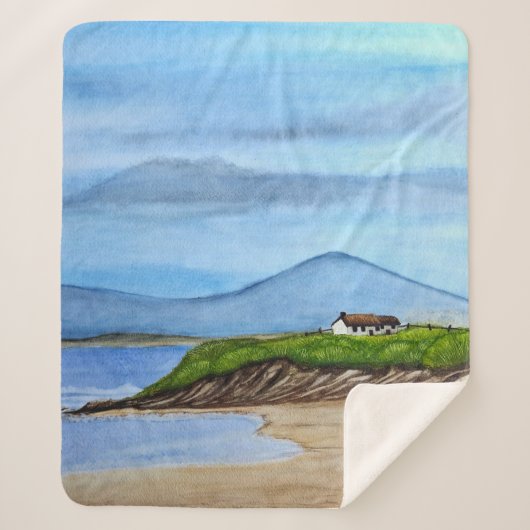 Enchanting Bluff beroemd gemaakt door The Zee Sherpa Deken (Voorkant)