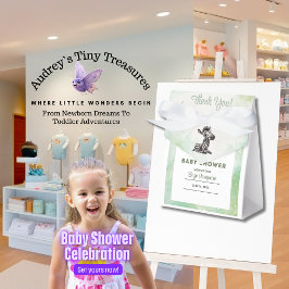 Enchanting Cartoon Zebra Baby shower Bedankdoosjes