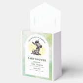 Enchanting Cartoon Zebra Baby shower Bedankdoosjes (Geopend)