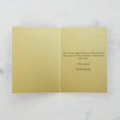 Enchanting Christmas Tree Midnight Forest Custom Kaart (Binnen)