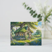 Enchanting Cottage in Lush Garden Briefkaart (Staand voorkant)