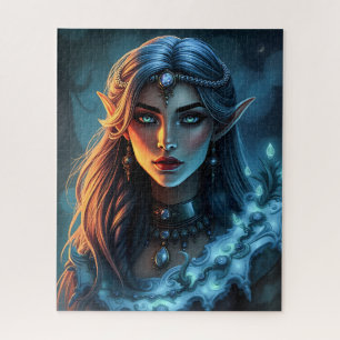 Enchanting Elven Princess - Mystieke Fantasy Art Legpuzzel