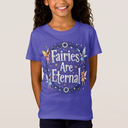 Enchanting Fairies zijn Eeuwige Magische Sprookjes T-shirt (Voorkant)