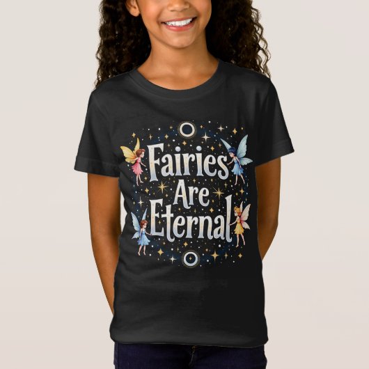 Enchanting Fairies zijn Eeuwige Magische Sprookjes T-shirt (Voorkant)