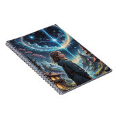 Enchanting Fantasy Night Sky Scene Notitieboek (Rechterzijde)