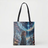 Enchanting Fantasy Night Sky Scene Tote Bag (Voorkant)