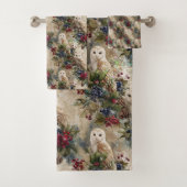 Enchanting Floral Owl Bad Handdoek (Insitu)