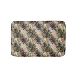 Enchanting Floral Owl Badmat