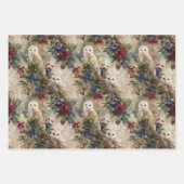 Enchanting Floral Owl Inpakpapier Vel (Voorkant 3)