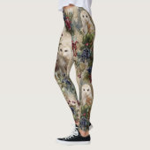 Enchanting Floral Owl Leggings (Links)