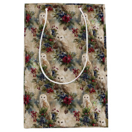 Enchanting Floral Owl Medium Cadeauzakje