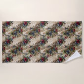 Enchanting Floral Owl Strandlaken (Voorkant)