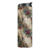 Enchanting Floral Owl Thermosbeker (Gedraaid links)