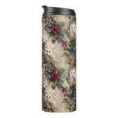 Enchanting Floral Owl Thermosbeker (Geroteerd rechts)
