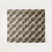 Enchanting Floral Owl Wandkleed (Voorkant (horizontaal))