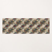 Enchanting Floral Owl Yogamat (Voorkant (horizontaal))