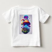Enchanting Gnome Delight: grillig T-shirt ontwerp (Achterkant)