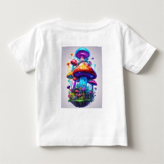 Enchanting Gnome Delight: grillig T-shirt ontwerp (Achterkant)