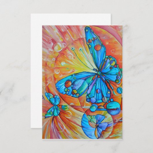 "Enchanting Grace" blanco kaart (Voorkant / Achterkant)