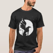 Enchanting Griffin graphic with Celestial Backdrop T-shirt (Voorkant)