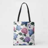 Enchanting Hydrangea Garden | Dreamy Floral Tote Bag (Voorkant)