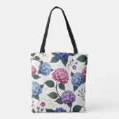 Enchanting Hydrangea Garden | Dreamy Floral Tote Bag (Achterkant)