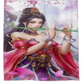 Enchanting Jade Flute Empress Douchegordijn (Voorkant)