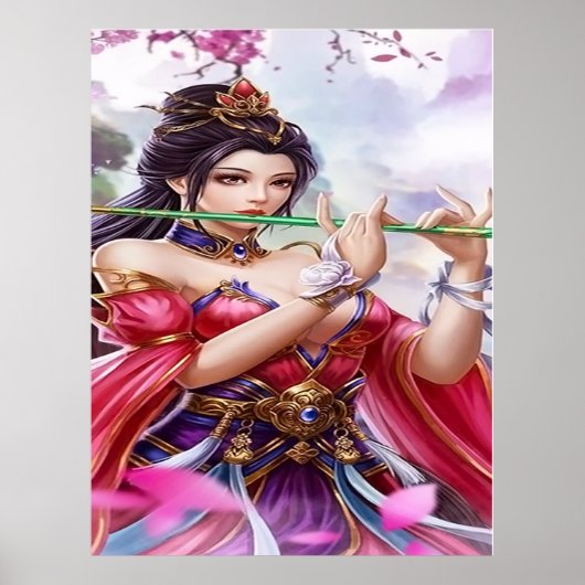 Enchanting Jade Flute Empress Poster (Voorkant)