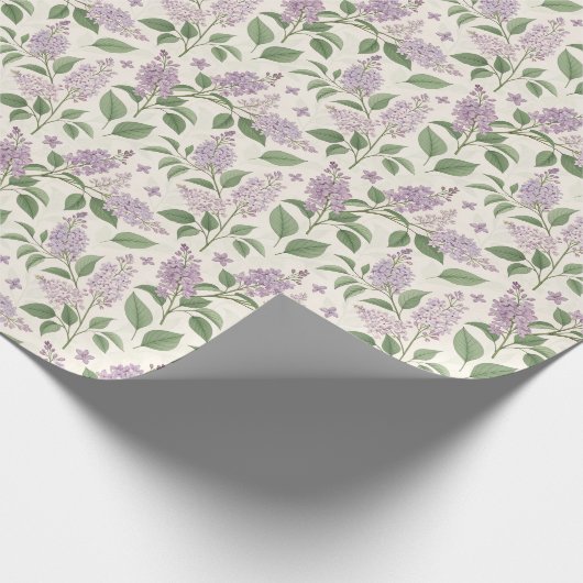 Enchanting Lilac Garden Blossom  Cadeaupapier (Hoek)