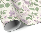 Enchanting Lilac Garden Blossom  Cadeaupapier (Rol Hoek)