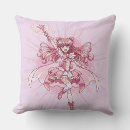 Enchanting Magical Girl Anime Transformation Kussen